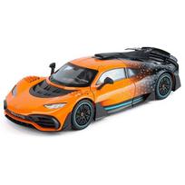 1/18 Mastelio Benzs One Lydinio Sportinio Automobilio Modelis Diecasts Metalinis Konceptinis Lenktyninis Transportas Automobilio Modelis Garso ir Šviesos Simuliacija Vaikų Žaislai Dovana oranžinė