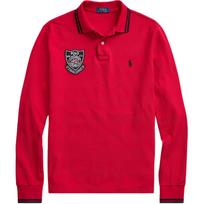 Polo Ralph Lauren ilgomis rankovėmis polo marškinėliai su siuvinėtu arkliuko logotipu Vyriški viršutiniai drabužiai MNPOKNI16820290-620 S