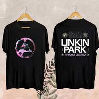 Mada Oficialūs Vyriški Linkin-Park Iš Nulio Pasaulinio Turo Marškinėliai Unisex Harajuku O-kakliukas Trumpomis Rankovėmis Pop Muzikos Marškinėliai Fano Dovana M