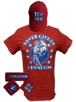 John Cena  Raudonas Kostiumas Marškinėliai Berniukams 4XL