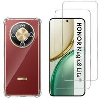 Coque antichoc pour Honor Magic 8 Lite 5G et 2 Verres Trempé Film Protection Ecran Phonillico®