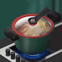 Virtuvinis puodas Easy Clean Slėginė viryklė pieniniams makaronų makaronų grūdams žalia