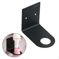 Muilo buteliuko dozatoriaus laikiklis Rankinio siurblio buteliukų stovas Tvirtas Lengvai montuojamas Kabinamas laikymo stovas black black