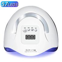 380W LED UV lempa nagams 81 LED lempa nagų gelio lakui džiovinti su judesio jutikliu Profesionali kabina Manikiūro lempa namų naudojimui EU plug