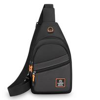 Krūtinės krepšys Crossbody Maža Sling Kuprinė Sling Krepšys Vyrams, Krūtinės krepšys Dieninė kuprinė Crossbody kelionėms, sportui Crossbody kuprinė pilka