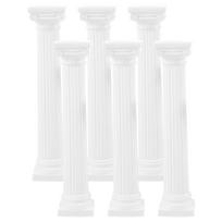 6 vnt. Romėnų kolonos modelis Lauko dekoracijos sodo vakarėliui Dekoratyvinės vestuvių kolonos Plastikinio namo kraštovaizdis 11.20X3.20X3.20CM