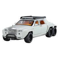 1/32 mastelio „Rolls-Royce Phantom 6*6“ lydinio pikapo automobilio modelis, metalinis visureigių automobilio modelio modeliavimas, garso šviesa, dovanos vaikams balta