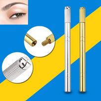 „Microblading Pen Tattoo Machine“ permanentinio makiažo antakių tatuiruotės rankinis rašiklis MYY sidabras
