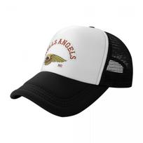 Hells Angels Logo Tinklinė beisbolo kepurė Trucker Hat Motociklų klubo brolija Tėčio kepurė Reguliuojama sportinė kepurė Vasarinė Trucker Kepurėlė One Size white