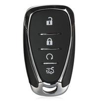 jingyuqin 2/4/5/6 Buttons Remote Car Key Shell Fob Case For Chevrolet Camaro Equinox Cruze Malibu Spark Smart Key NO LOGO rudojo cukraus spalvos