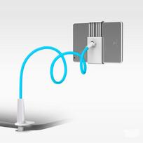 Universal Multi-Rotation Phone & Tablet Holder with Stable Spiral Base - Perfect for Hands-Free Viewing 100CM mėlyna