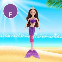 35 cm Mini Spalvinga Muzika Undinėlė Princesė Lėlė Mergaičių Žaislas 3D Didelės Akys BJD Princesė Pilna apranga Suknelių Kolekcija Vaikiška Lėlė Dovana