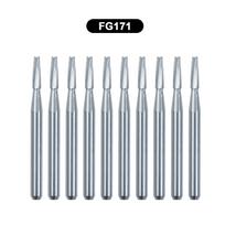 10 vnt. / dėžutė WellCK FG dantų karbido kapai, sk. 1,6 mm, skirti didelės spartos volframo plieno kapoms FG330 FG556 FG245 FG34
