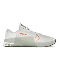 Nike Metcon 9 Balti Ryškiai Oranžiniai Vyriški Sportbačiai Šviesiai Sidabriniai DZ2617-101 40.5
