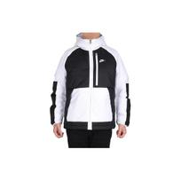 Nike Spalvų Blokų Užtrauktuku Užsegamas Striukė Vyriškos striukės Baltas DD6858-100 L black