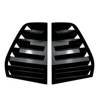 Volkswagen Golf 5 High 5 2003-2010 m. Anglies Pluošto Išvaizdos Automobilio Galinių Langų Žaliuzių Dangtelis Šoninės Žaliuzės Dangtelis Apdailos Lipdukas Ventiliacijos Angos Dangtelis juoda