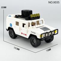 Policijos automobilis Šarvuotas automobilis Minifigūrėlės surinkimas Konstruktoriaus kaladėlės Žaislas Berniukui