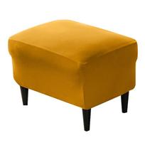 Nuožulnios rankos karaliaus atlošo kėdės ir kojų atramos užvalkalas Elastingas fotelis Wingback Wing sofa nugarėlė Spfa užvalkalas tempimo apsauga Namų dekoras 1 Piece
