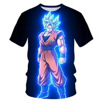 Nauji Madingi Anime Dragon Ball Serijos Marškinėliai Vyriški 3D Skaitmeniniu Būdu Atspausdinti Marškinėliai XL