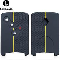 Silikoninis kortelės rakto dėklas Priedai Renault Megane 2 3 Scenic Laguna Clio Captur Duster Logan Trafic Koleos Fluence Zoe Dangtelis