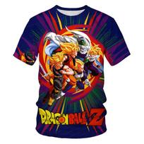 Anime Dragon Ball Goku Spaudos Marškinėliai Animacinis Marškinėlis Vasariniai Kvėpuojantys Marškinėliai Ir Patogūs Marškinėliai Vyriški Drabužiai Viršūnės S