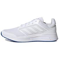 Adidas Galaxy 5 sportbačiai, balti, karališkos mėlynos spalvos, debesų baltumo, unisex 41⅓