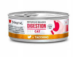 Disugual Šlapias šunų maistas Veterinarinis DIGESTION Turkija (suaugusiems) 80 g