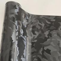 „Ghost Black Stealth“ lipnus vinilo plėvelės ritinys su „pasidaryk pats“ lipduku 10cm x 152cm juoda