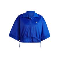 Adidas Originals SS23 Always Original Serijos Polo Marškinėliai Moteriški Viršutiniai Drabužiai Ryškiai Mėlyni IC5587 M