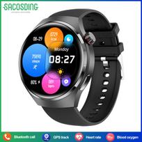 2026 WATCH 4 Pro Išmanusis laikrodis Vyrams 360*360 AMOLED Ekranas GPS Sekimas Širdies Ritmo Stebėjimas Bluetooth Skambutis IP67 Atsparus Vandeniui Išmanusis Laikrodis