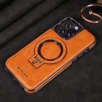 Apple 16PRO Leather Magnetic Stand Phone Case 13, Business High-end, Suitable for IPhone15, Shockproof iPhone16PRO MAX