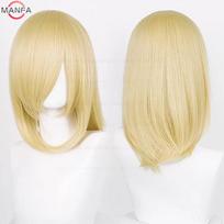 40cm Vidutinio ilgio Pagrindinė Anime Cosplay Perukas Kirpčiukai Šviesūs Juodi Balti Raudoni Rožiniai Žali Rudi Auksiniai Mėlyni Karščiui Atsparūs Sintetiniai Plaukai Perukai