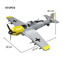 Įvairių tipų Antrojo pasaulinio karo armijos P47 naikintuvas statybiniai kaladėlės Spitfire karinis kareivis pilotų figūrėlės ginklo kaladėlės lėktuvo žaislai vaikams