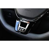Automobilio vairo apdailos R linijos emblemos lipdukas, skirtas Golf 7 7.5 Mk7 Arteon Jetta Tiguan Passat B8 Black R mark