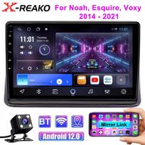 For Toyota Noah 80 Esquire Voxy 2014-2021 Car Radio Player 2din Android 12 GPS Navigation Carplay 1GB+32GB carplay
