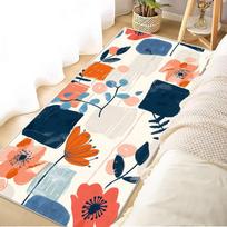 Elegant Cross-Border Bedside Carpet: Luxurious Floor Mat for Bedroom or Girl's Room 60x160 cm