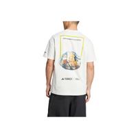 Adidas National Geographic Bendradarbiavimas Patogūs Madingi Laisvalaikio Universalūs Trumpomis Rankovėmis Marškinėliai Vyriški Viršutiniai Drabužiai KC5417 S