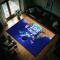 Žaidimas A-Astro Bot Mažas Kilimas Lovos Naktinis Stalas Virtuvė Vonios Kambarys Svetainė Namai Kambarys Miegamasis Grindų Kilimėlis Durų Kilimėlis Dekoracija 50x80cm