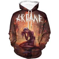 Populiarūs Anime Arcane League Jinx Spaudos Džemperiai 3D Vyriški/Moteriški Sportiniai Kostiumai Džemperiai Vaikams Puloveriai Mada Oversized Vyriški Drabužiai S