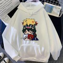 Animacinis My Hero Academia Anime Gobtuvėliai Deku Bakugou Katsuki Todoroki Shoto Spausdintas Gobtuvas Ruduo Žiema Gobtuvas Megztinis S