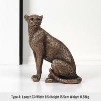 Modernus leopardo dervos meno dekoras namams ir biurui