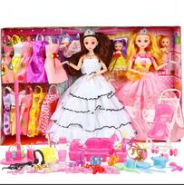 30 cm Mini kilnojamas lėlės mergaičių žaislas 3D didelėmis akimis BJD princesė pilna apranga Suknelių kolekcija Vaikiška lėlė Dovana