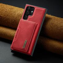 Atsparus smūgiams kortelės lizdo odinis dėklas, skirtas Samsung Galaxy S23 Ultra S22 Plus S21 S20 Fe 5g S 23 22 mobiliųjų telefonų priedų dėklai for Galaxy S23 Plus raudona
