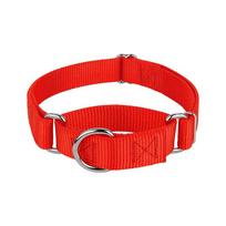 „Martingale“ sunkaus nailono šunų antkaklis, reguliuojamas minkštas, patogus šuniuko antkaklis, skirtas mažiems dideliems šunims, saugos mokymo valdymas S - Neck 28-38cm red