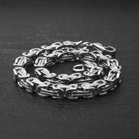 Titano plieno imperatoriaus grandinėlė vyriškas Zhanting nerūdijančio plieno karoliai dominuojanti vyriška kilio grandinėlė grįžtamoji grandinėlė 18cm stainless steel