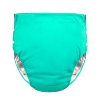 Daugkartinio naudojimo, plaunamos, nepralaidžios, tarpvalstybinės sauskelnės suaugusiesiems, sergantiems šlapimo nelaikymu XL (2-2.6 feet) ežero mėlyna spalva