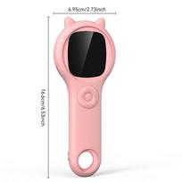 Mini vaikiškas optinis mikroskopas su nuotraukų ir vaizdo įrašų funkcija 500X Stebėkite mikroskopinį pasaulį Mokslas Vaikų edukaciniai žaislai 1PCS-Pink