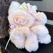 Devynuodegė lapė Vinilinė veido lėlė Vaikų žaislas Festivalio Gimtadienio dovana Kolekcija Stalo dekoracija rožinė