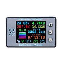 NEW-Wireless Bluetooth Coulometer Battery Capacity Tester Ammeter Voltmeter With 2.4Inch Color Screen For Electric Car RV