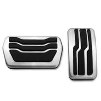 Automobilių pedalų trinkelių pedalų dangtelis Ford Focus 2 3 4 MK2 MK3 MK4 RS ST 2005-2017 Kuga Escape 2009-2015 AT 2Pcs